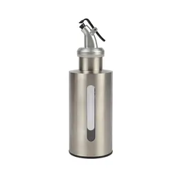 Factory Supply Household Oil Vinegar Bottle Glass Vinegar and Oil Dispenser