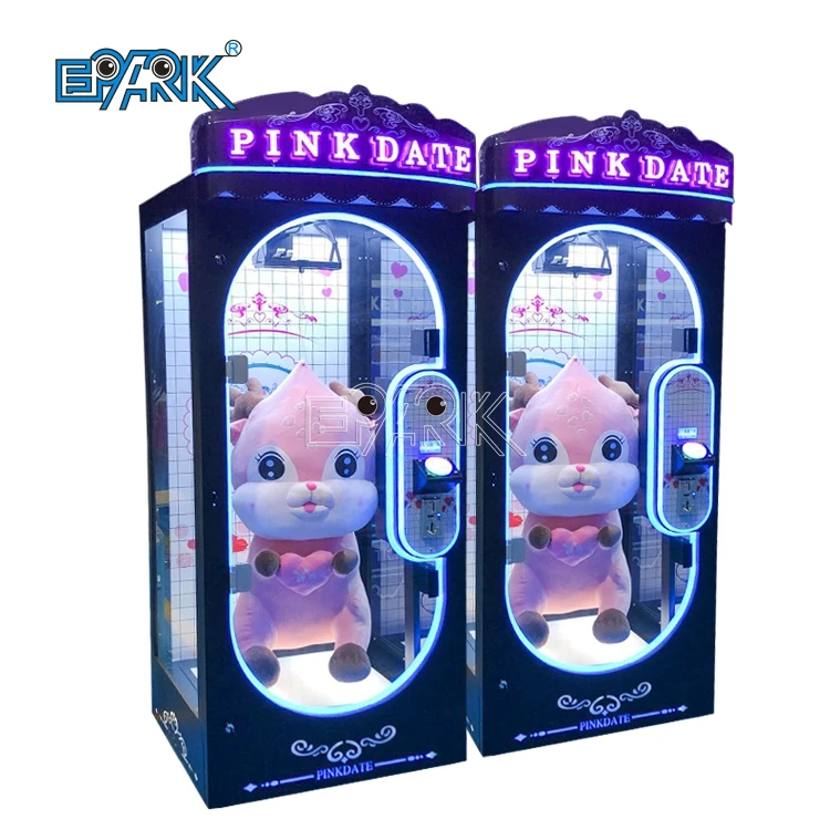 Coin Operated Arcade Pink Date Cut Your Price Claw Gift Game Machine Toy Vending Claw Machine