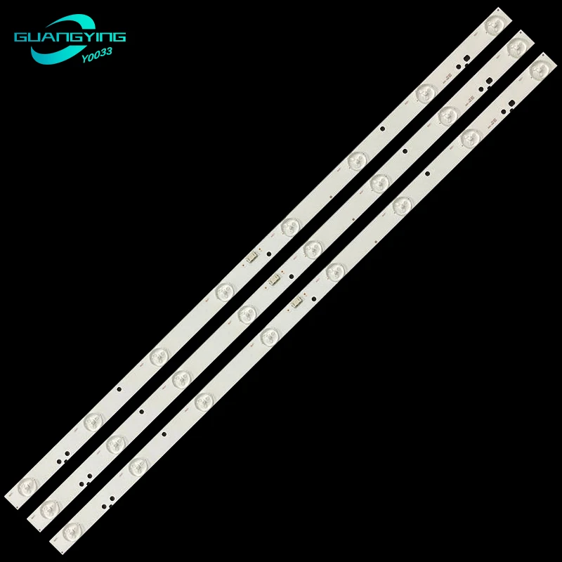 Y0033 комплект 3 barras De LED 32E350 3X8 Toshiba Dl3277 Dl3277i Dl3277i(a) Dl3270 Dl3271 TV 3V 8 светодиодов