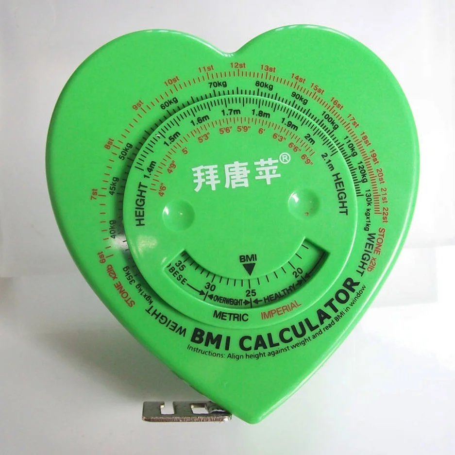 Heart Shape BMI Digital Tape Measure