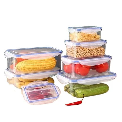 Food-Grade Premium Airtight Food Storage Container for Kitchen Water-Proof Fridge Plastic