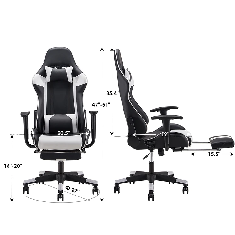 Sillas Gamer 180 градусов игровые стулья с массажной