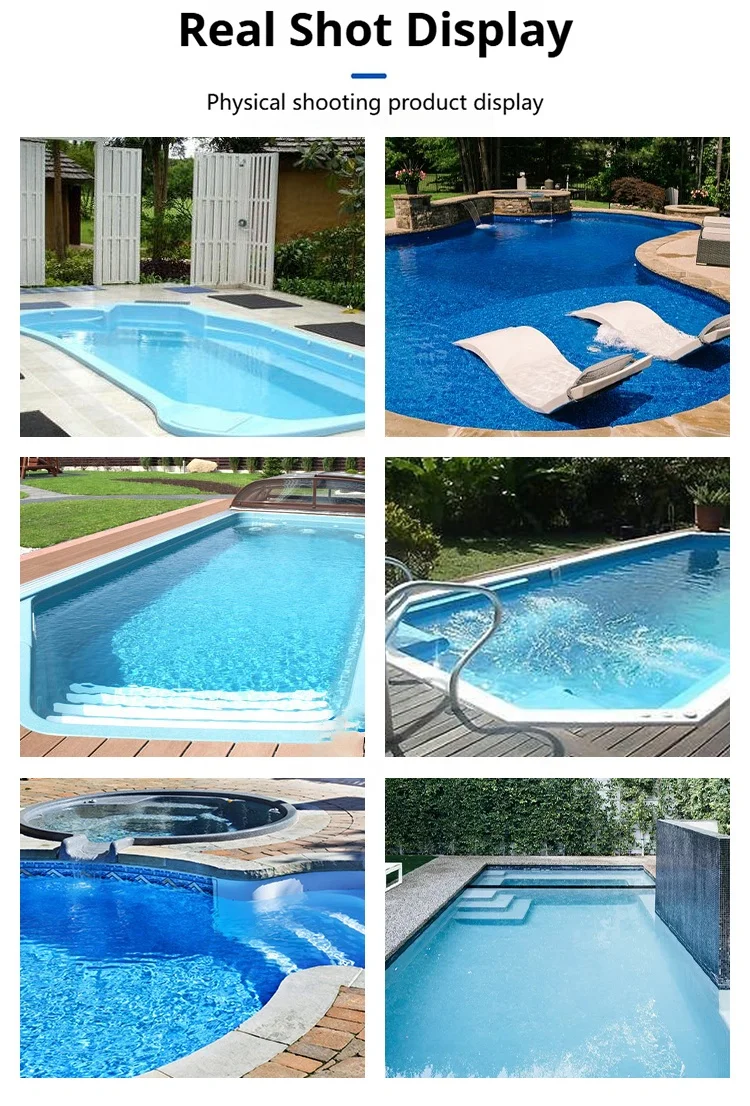 custom factory directly free standing fiberglass swimming pool design Prefab Fiberglass Pool small container fiberglass pool