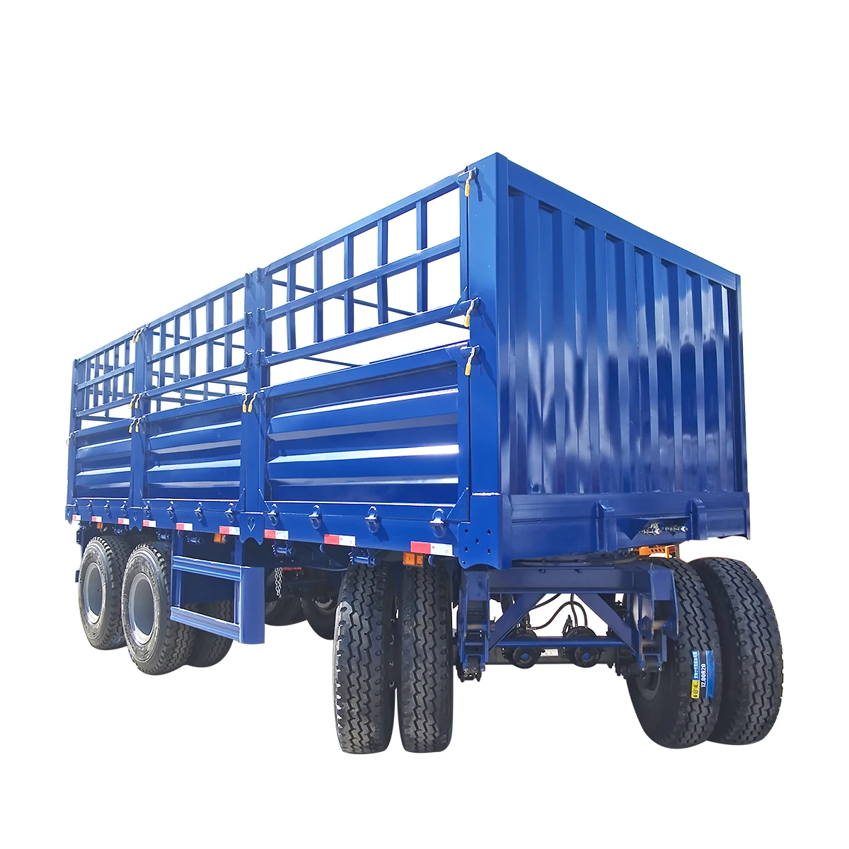 Hot Sale Cargo Truck Trailers 3 Axle 6X4 20T Full Semi Trailer in Africa