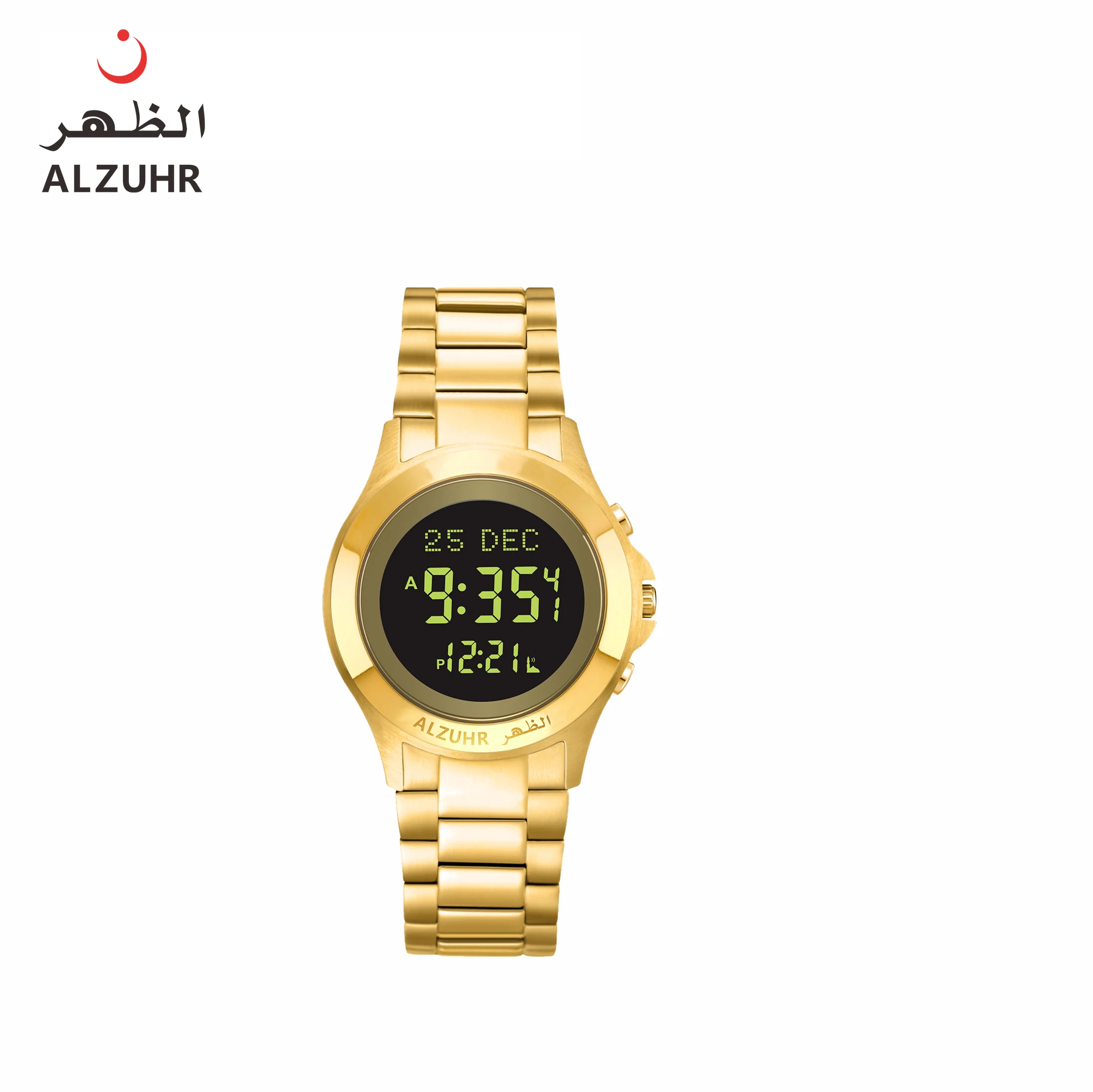 Original Factory On Sale Rose and Gold Jam Tangan Al Fajr Watch Azan Womens Watches For Girls
