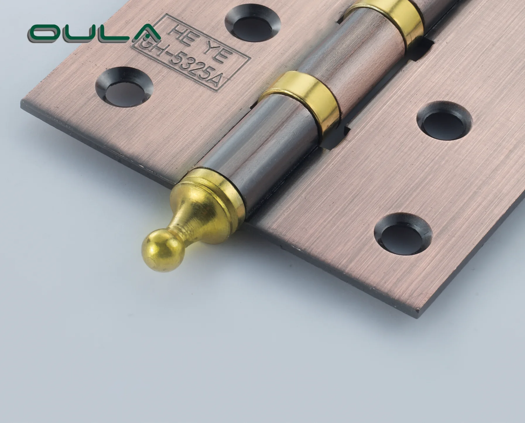 Antique copper color butt balls bearing pivot wood door hinges 5 inch  cabinet door pivot hinge