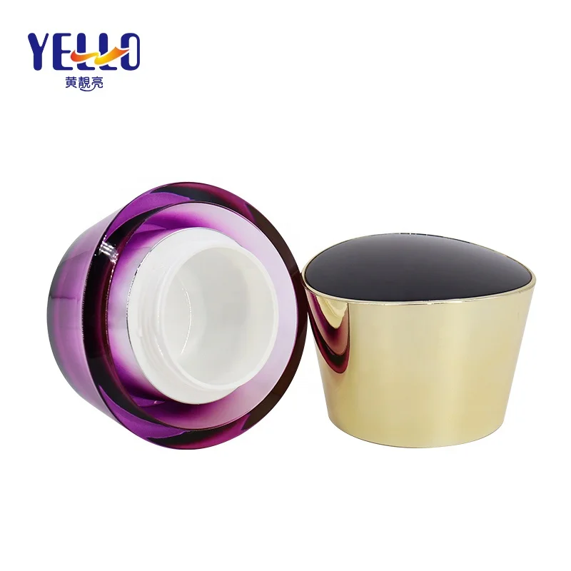 Manufacturing Luxury Special Design Hot Sale 50g Cosmetic Acrylic Cream Jar