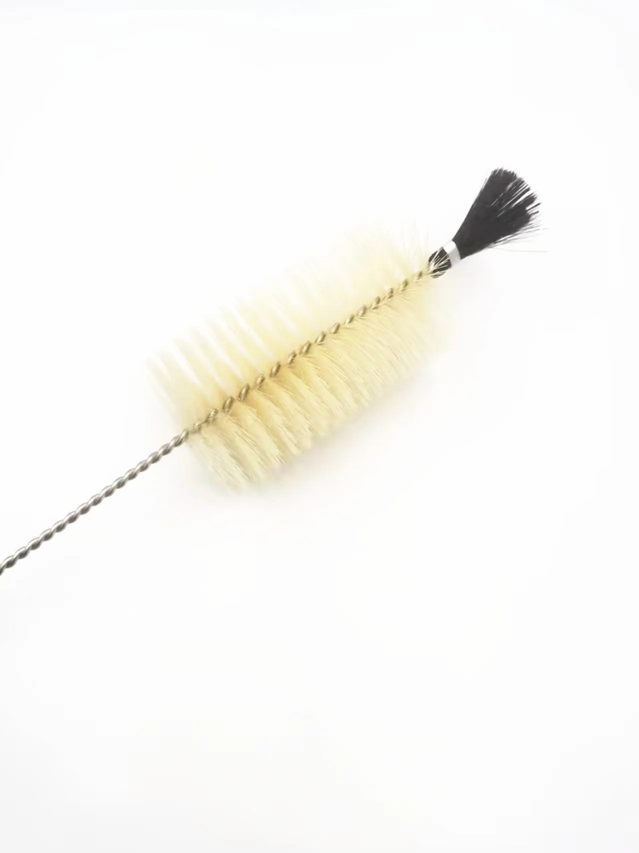 customized natural bamboo wooden bottle brush with tampico brush kitchen brush