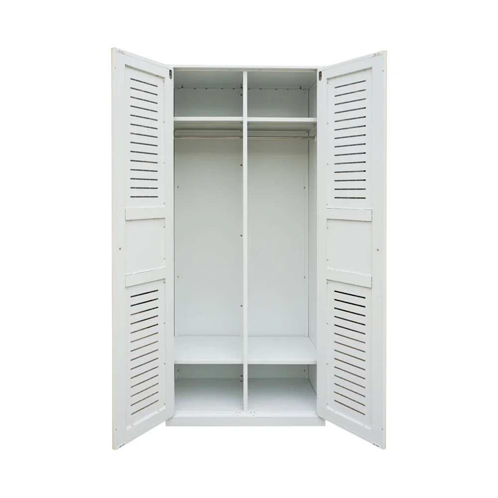 Modern Home 4-Door Metal Imprint Cabinet Bedroom Furniture Steel Almirah Lemari Pakaian Besi Bathroom Laundry Gym Workshop