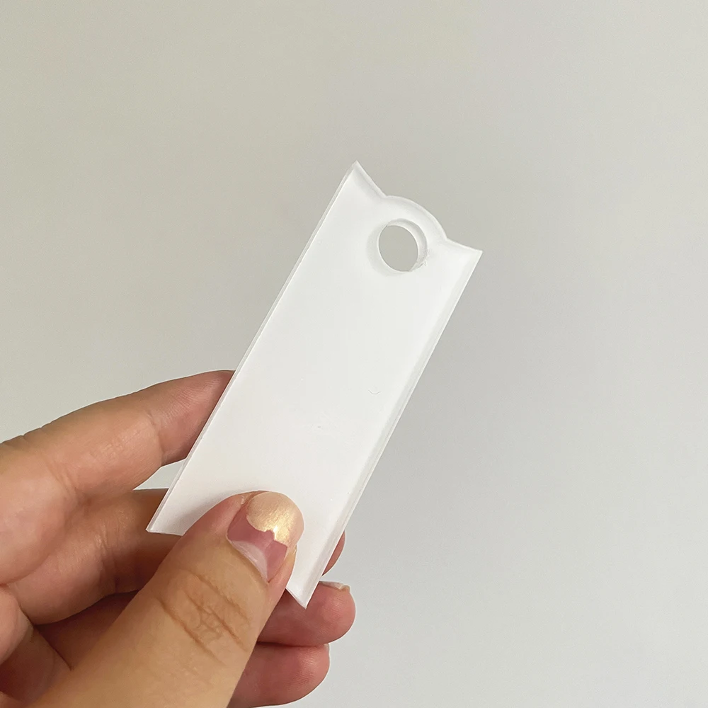 Room Restaurant Bar Shop Cafe Office laser engraving Acrylic white blank sublimation 40oz Lid topper Name Tag