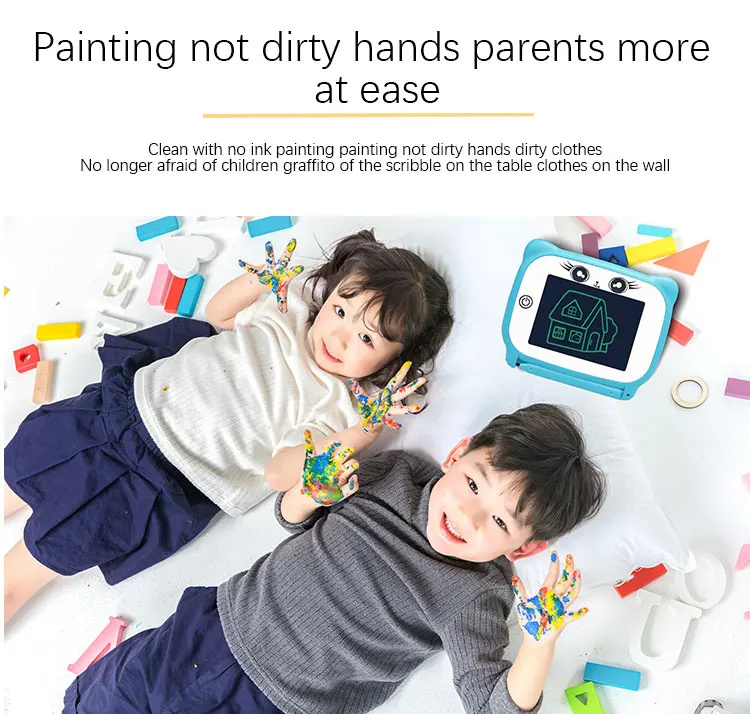MINI Toy Cartoon Singlecolor Doodle Board Drawing Lcd Writing Tablet For Children