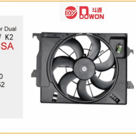 25380 1R050.25380 1W152  DYKA 5 070 FOR ACCENT 2012 COOLING FAN ASSY  /RIO 2015 2017 FOR VELOSTER 2012 AUTO SPARE PARTS /BODY (62265190260)