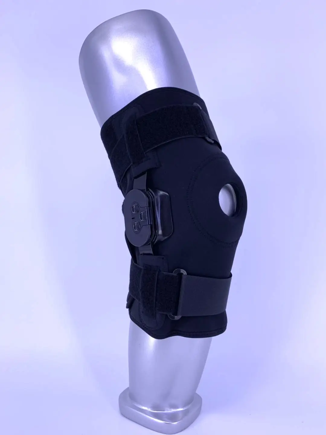 High Quality Comfortable Medical Knee Orthosis Brace Hinged Leg Joint for Rehabilitation Physical Therapy Support