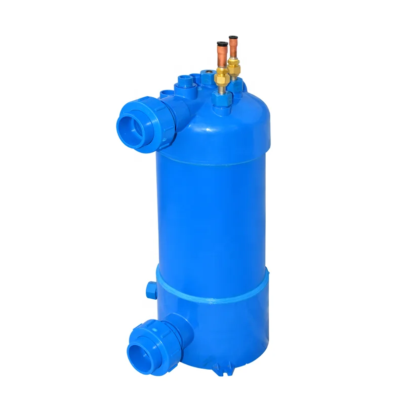 
ET Titanium tube heat exchanger swimming pool machine heat exchanger seafood machine sea water evaporator 