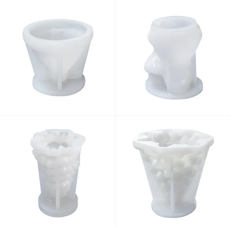 High Quality 3D Christmas Tree Shape Silicone Mold for DIY Casting Aromatherapy Wax Candles Hone Decor ChristmasTree Candle Mold