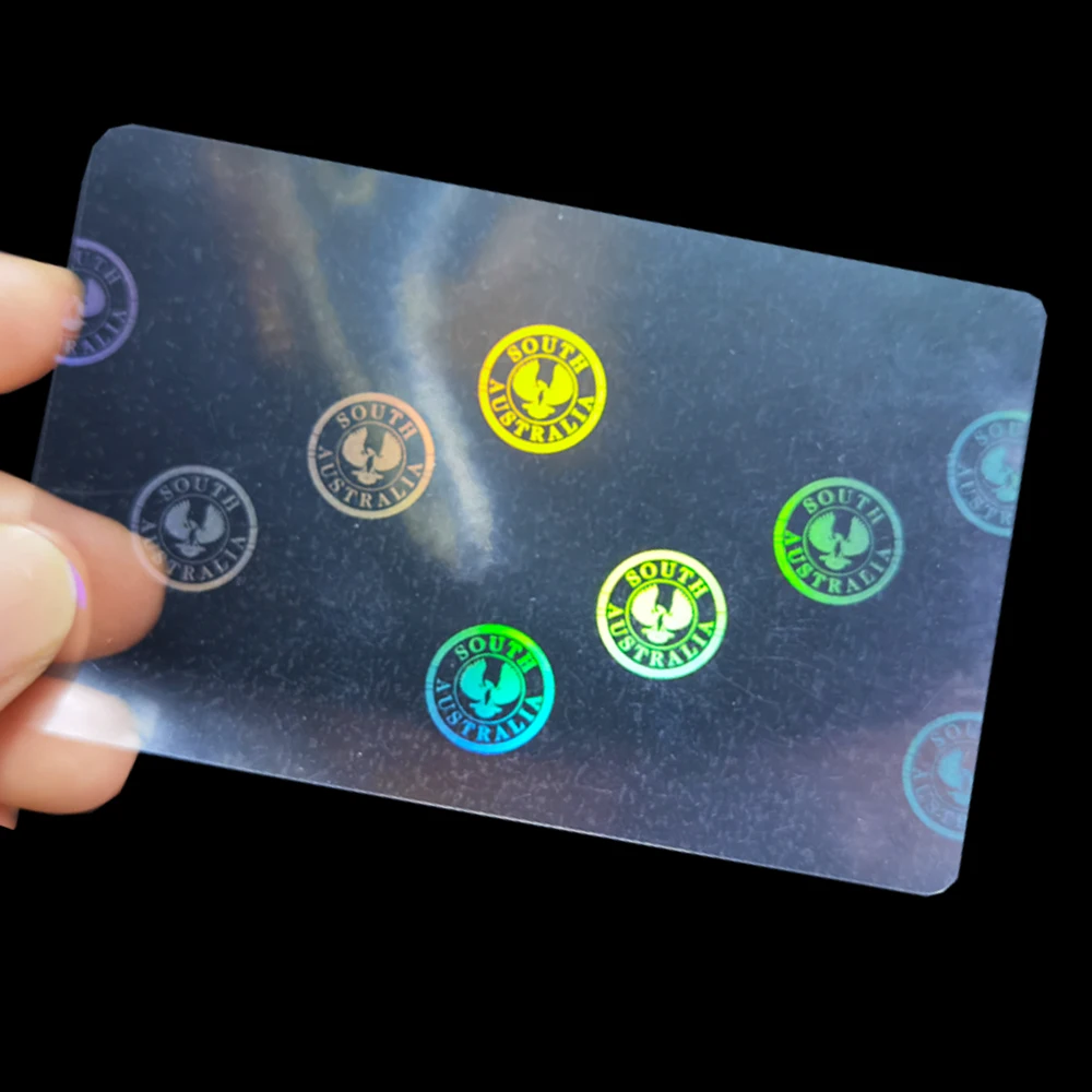 Custom Security Digital Printing Anti Counterfeit Overlay Hologram Holographic Brand Security Logo Label Sticker