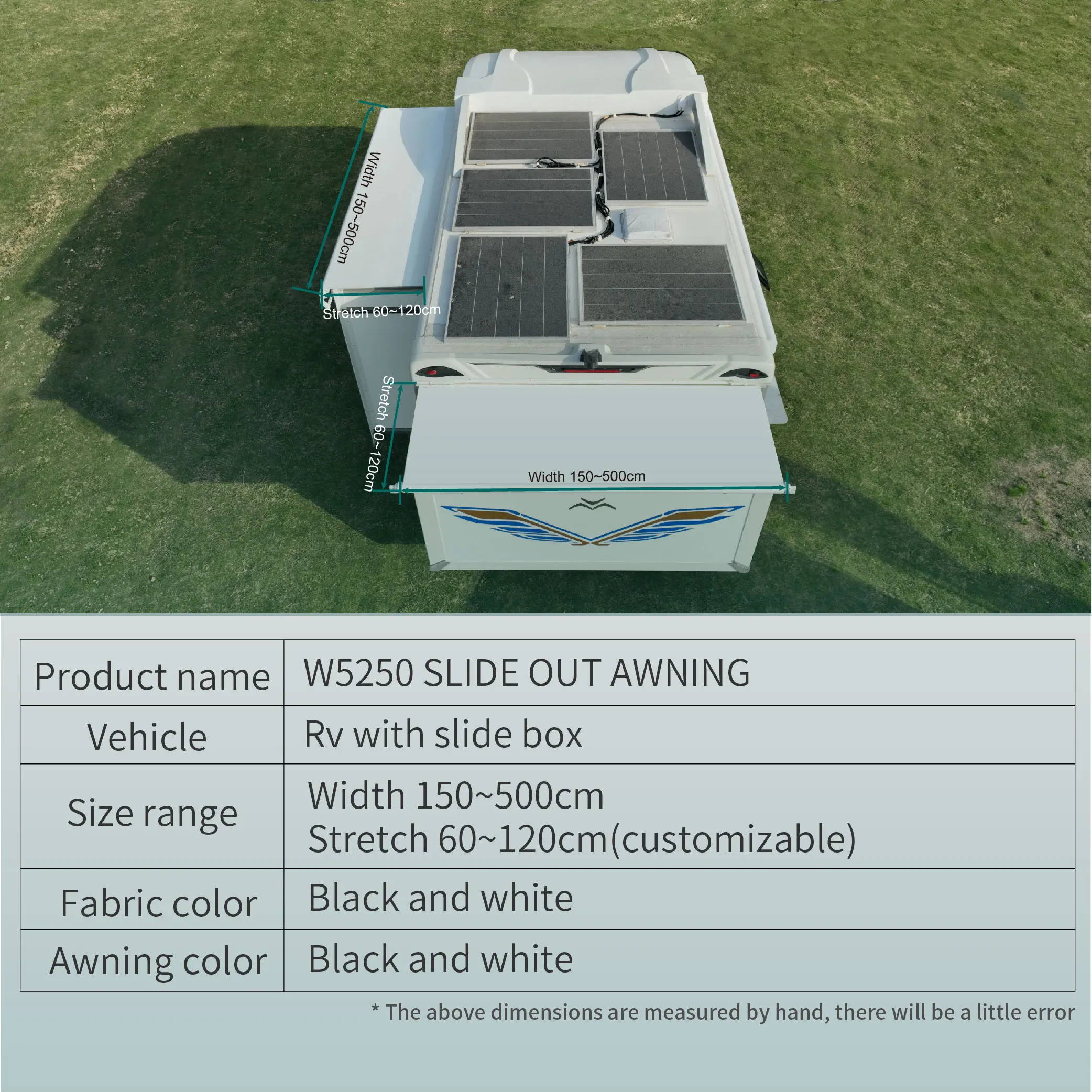 Awnlux America Design 15ft RV Slide Out Caravan Trailer Camper Awning For Sale