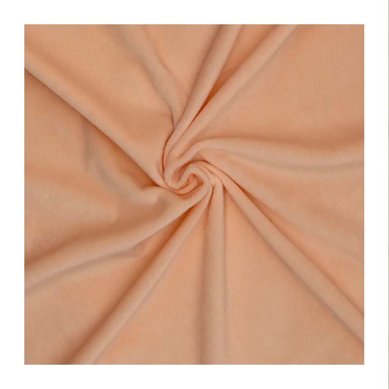 
100% polyester knitted fabrics High Quality Toy Fabrics crystal velvet fabric 