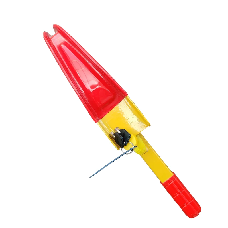 Car Parking Anti-Theft Adjustable Metal Steering Wheel Locks