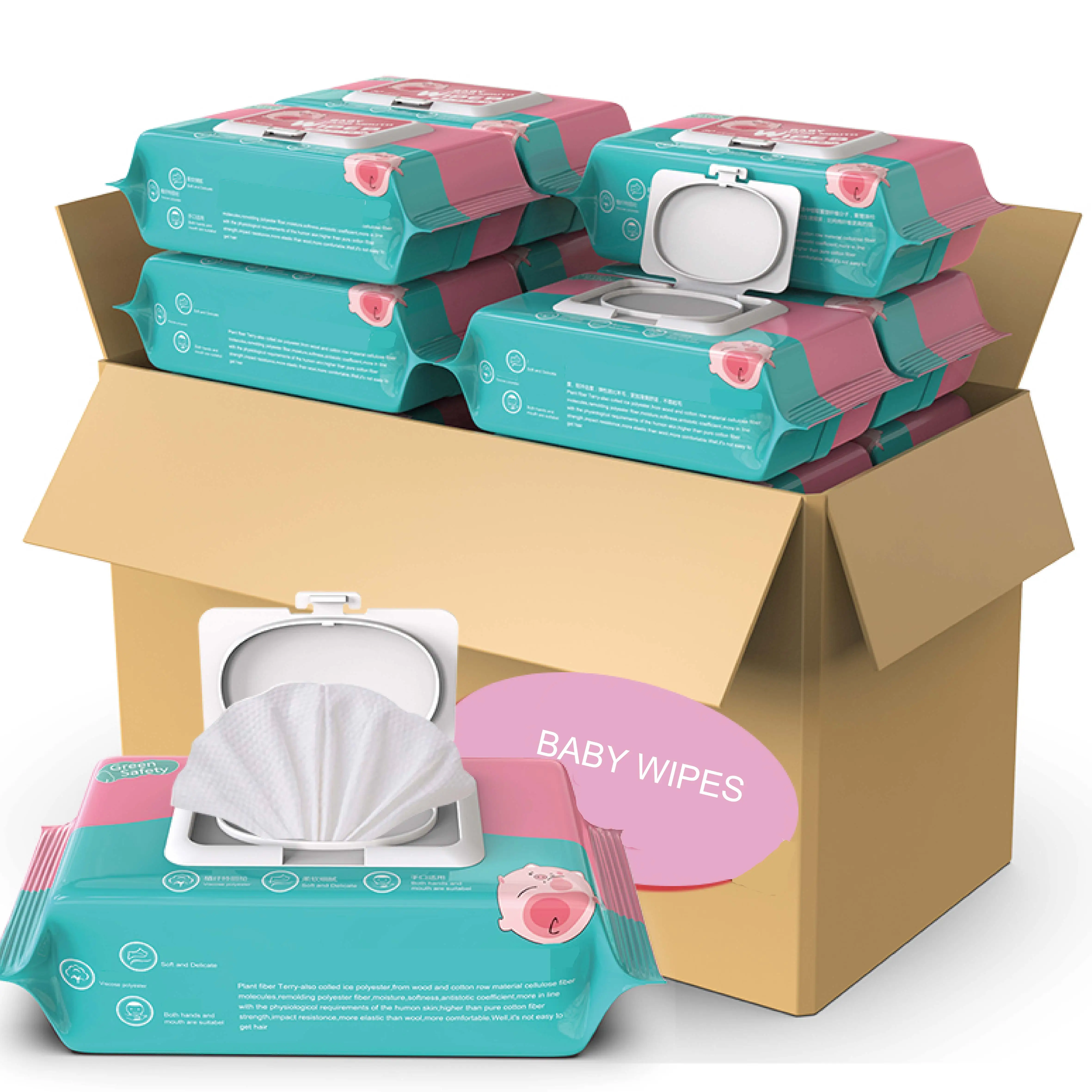 Newborn Pampering Sensitive Water Based Baby Comfortable Brand Baby Wipes