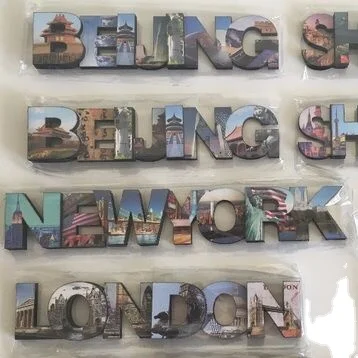 Free Sample Metal Custom Souvenir Personalized fridge magnet