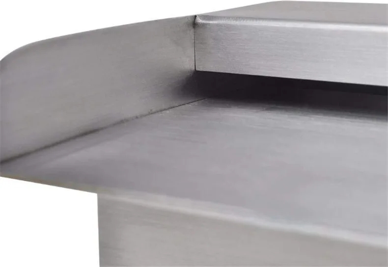 Customized 30-200cm Stainless Steel Wall Water Cascade for Outdoor Swimming Pool Elegant Waterfall Effect