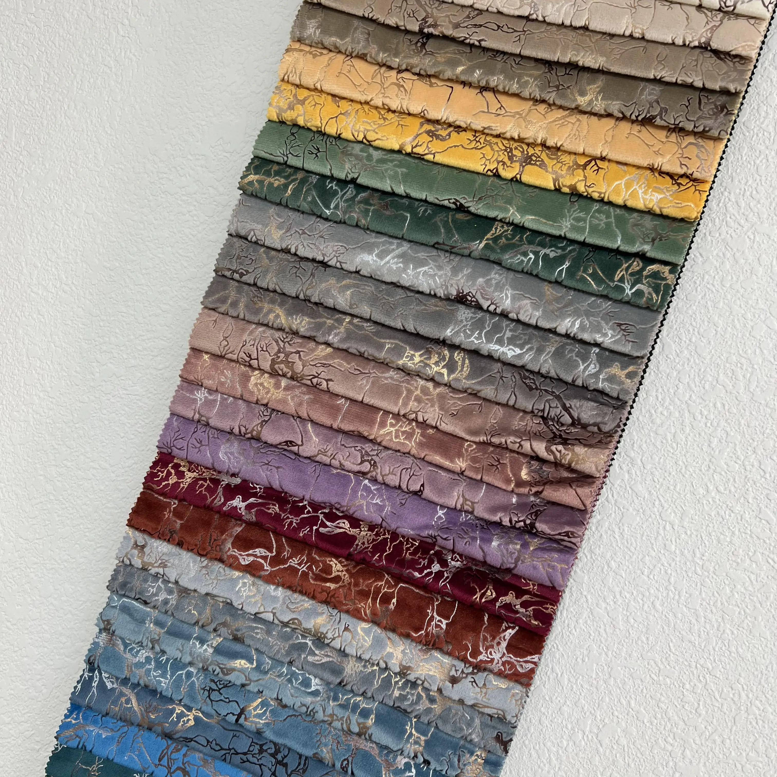 CC-22-185 Hot sale Sofa Fabric bronzed Velvet fabric customized color curtain fabric for home textile