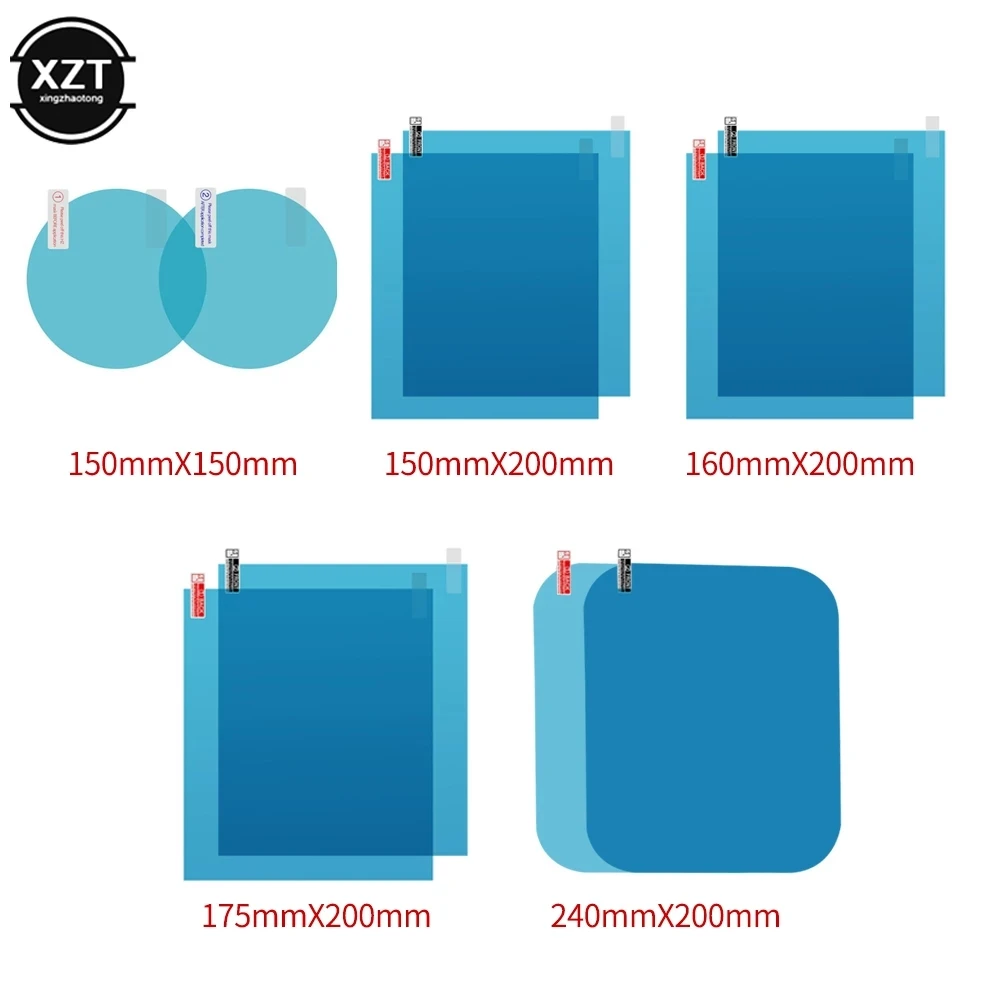 Full Screen Glass Anti Fog Side Window Reflective Waterproof Auto Car Rearview Mirror Rain proof Film