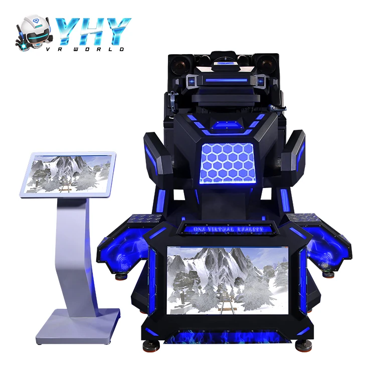 Professional Flying Riding Roller Coaster Motion 360 Degree Rotating 9d VR Simulator Chair For Shopping Mall