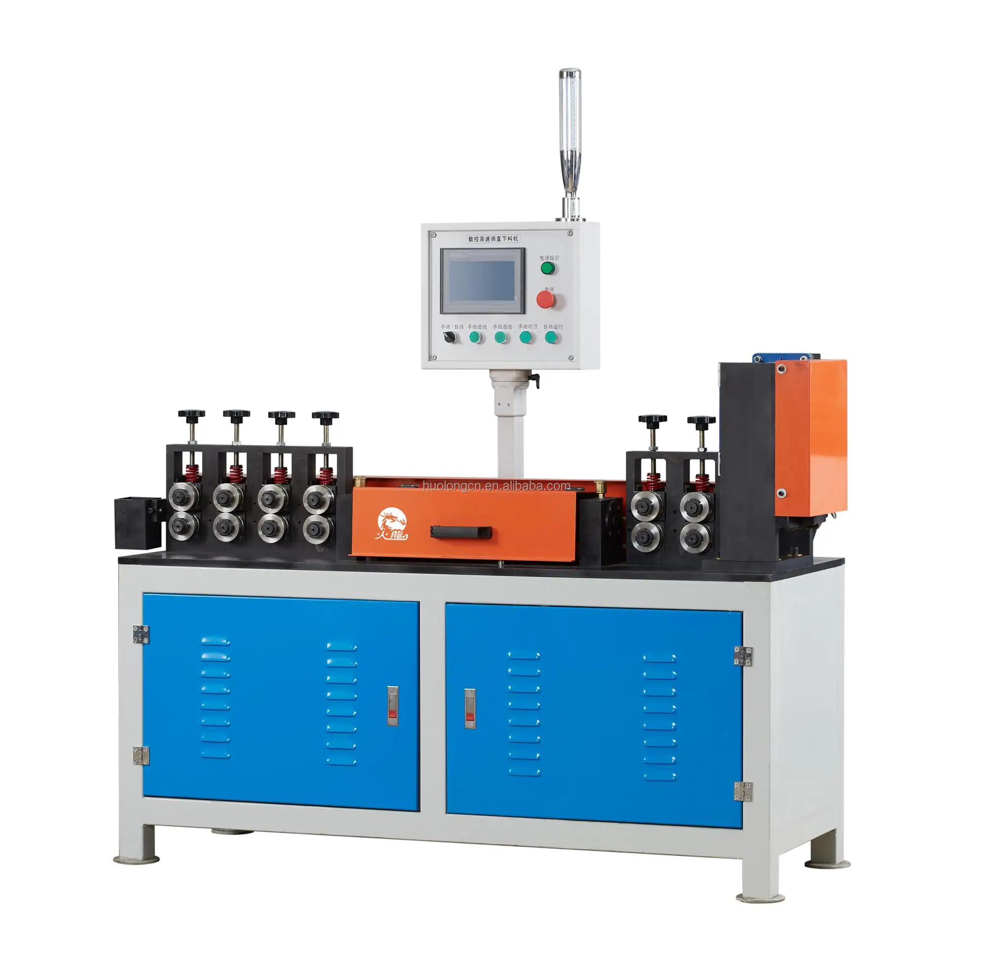 Metal Wire Straightener Tool Automatic Hydraulic High Speed Wire Straightening and Cutting Machine