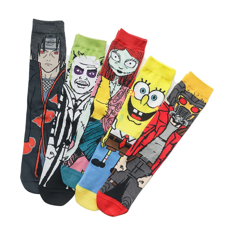 
2020 funky Ant man calcetines funny fashion novelty crew men women cotton comics happy socken tube cool adults cartoon socks 