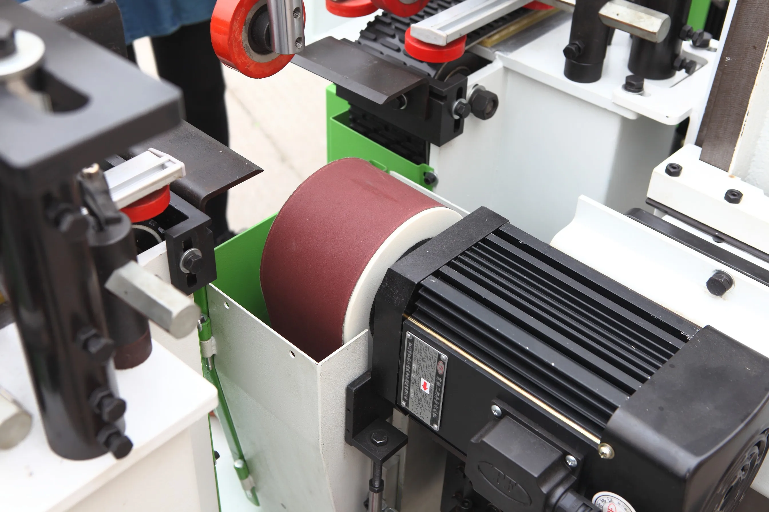 HOT sale edge sander industrial safety belt with reflective tape sanding belts for wide belt sander