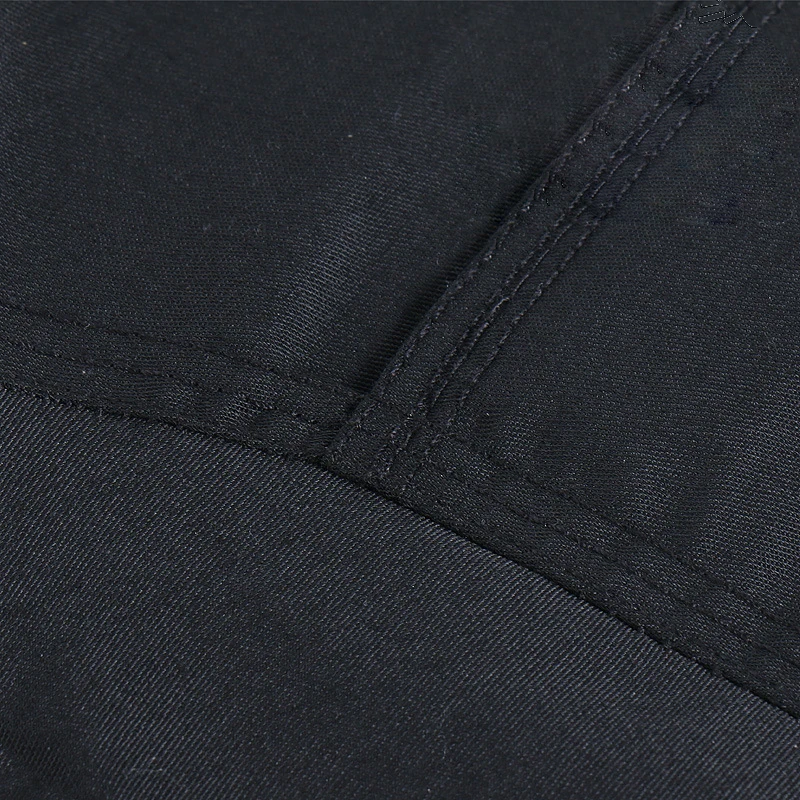 AI-MICH Wholesale Security Guard T-shirt Summer Sample Short Sleeves Black Crewneck Janitor Uniform Buttons Long Sleeves