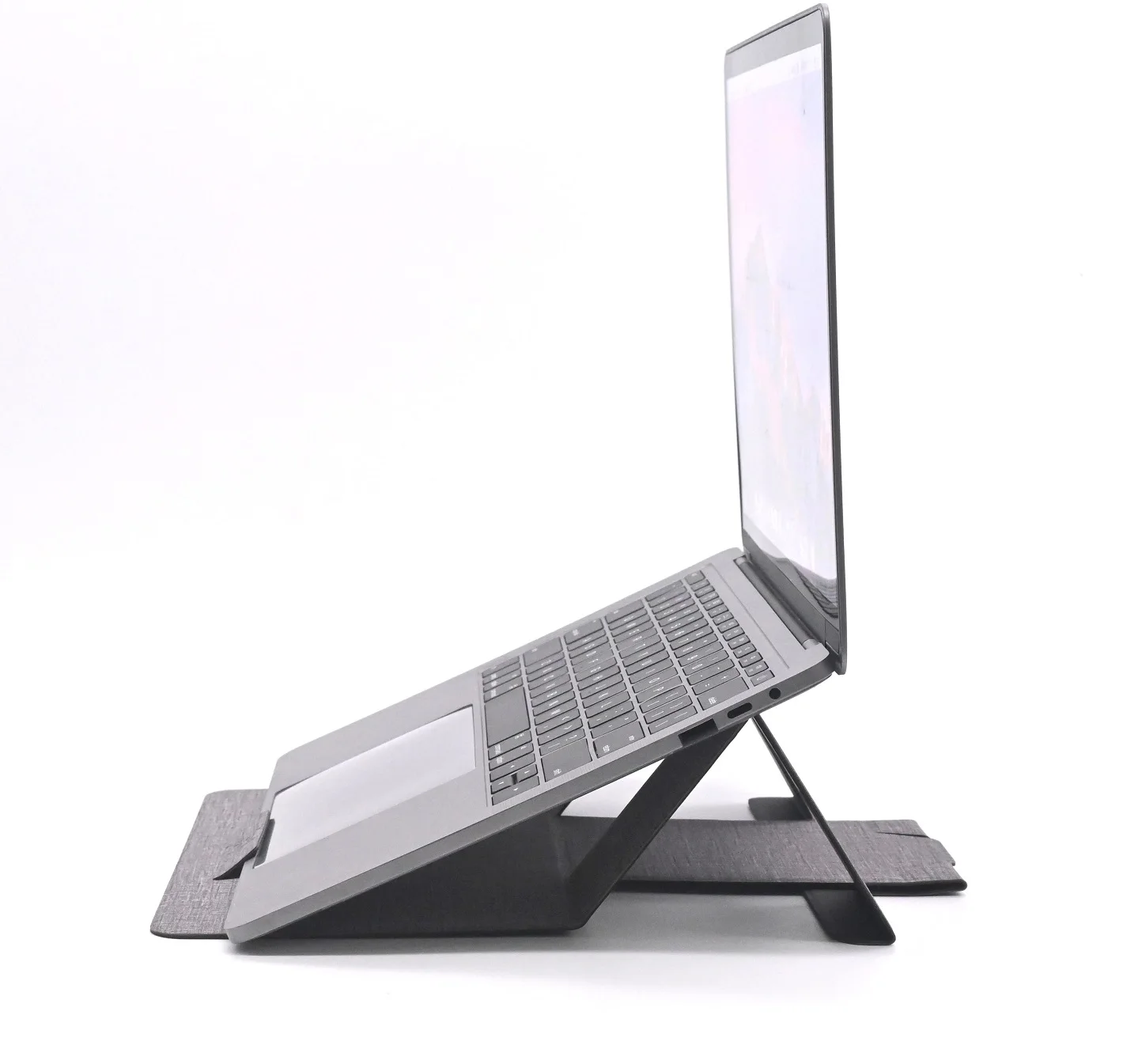 Factory Directly Wholesale Rectangle Vertical Magnetic Foldable Laptop Stand Portable DJ Extension Laptop Stand