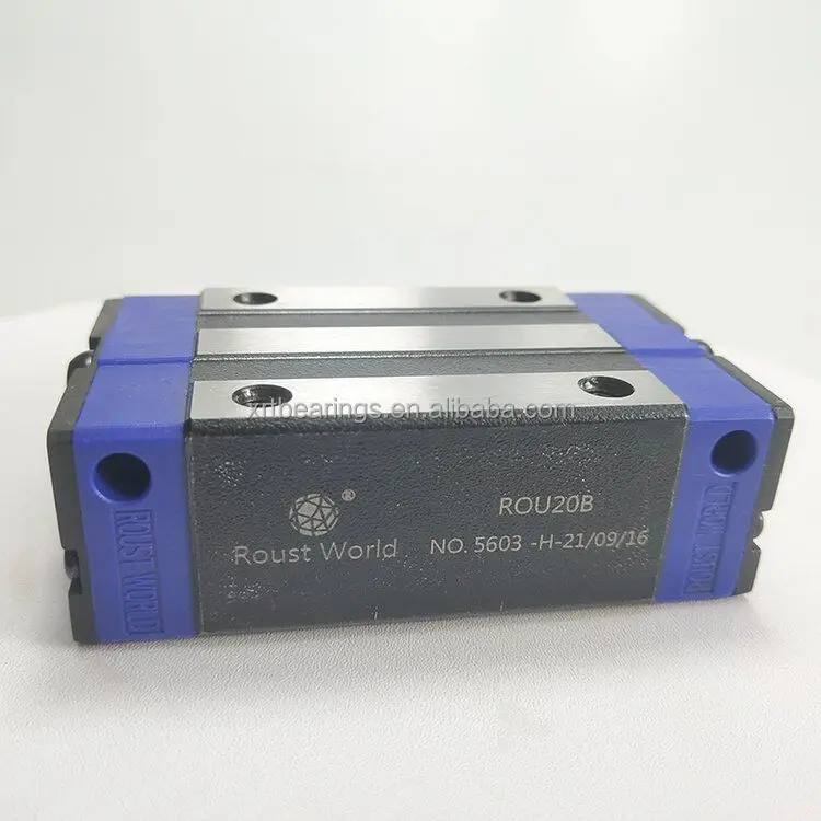 Germany ROUST Linear Guideway ROU20LB ROU25LB ROU30LB ROU35LB ROU45LB ROU55LB ROU65LB Linear Motion Guide Rail Linear Guides