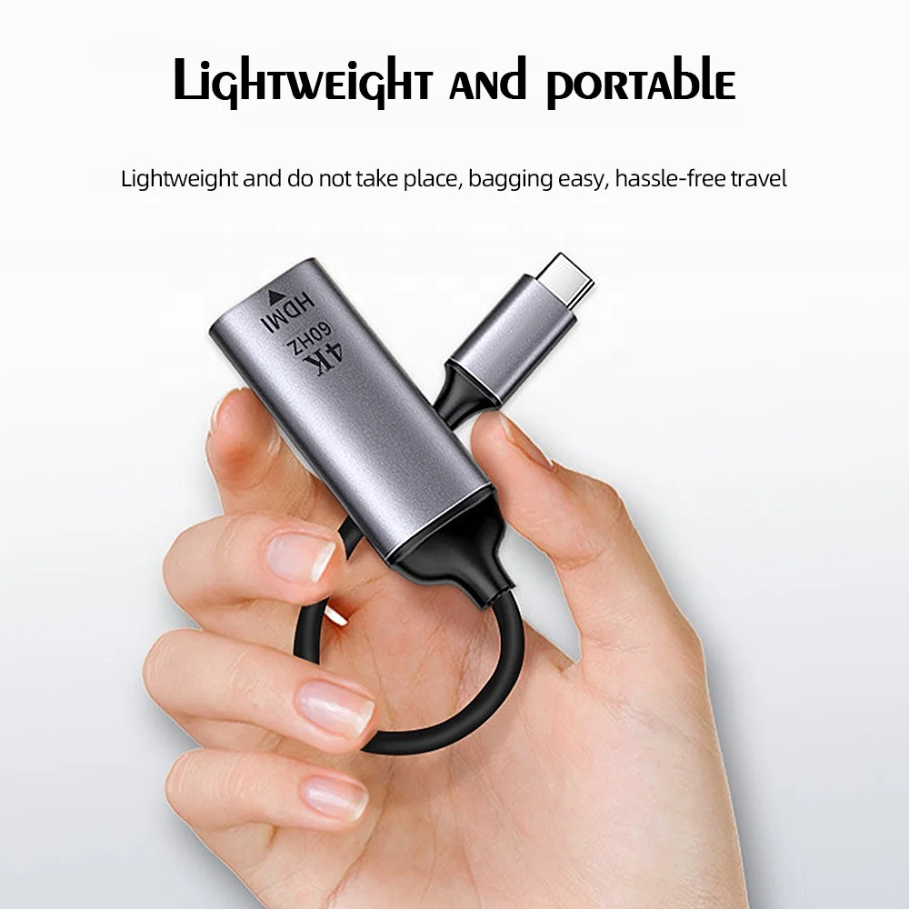 USB-C to D-Sub HD Video Adapter 1080P@60Hz for Type C Cell Phone Tablet Laptop Vga DB15P Short Cable Converter