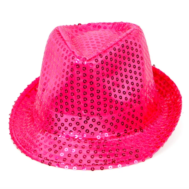 Manufacturer Supplier sequin jazz hat party with Disco Club Style for adults