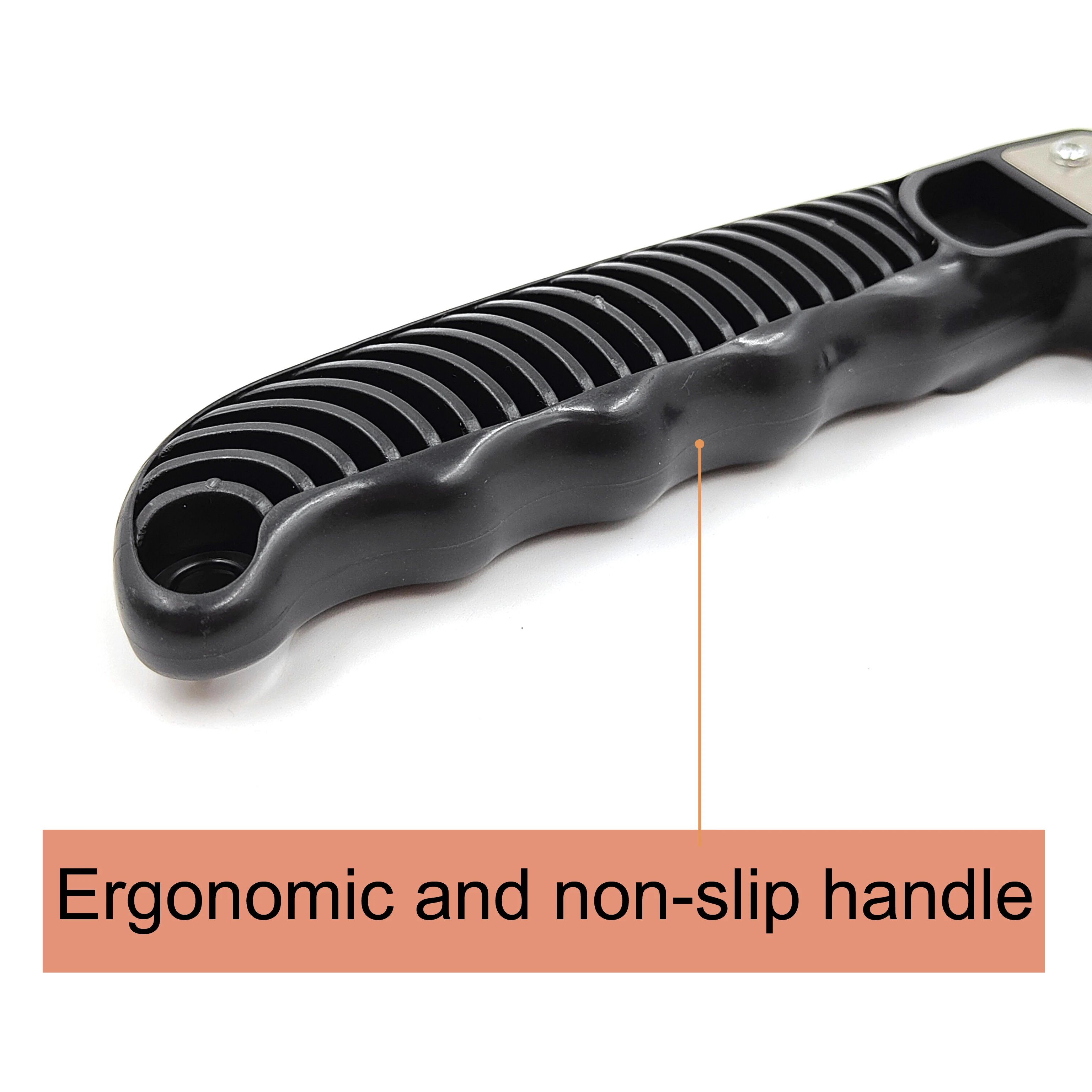 Plastic Handle Silicone Removal Tool Grout Shark Scraper Knife with Stainless Steel Right Angle Blade