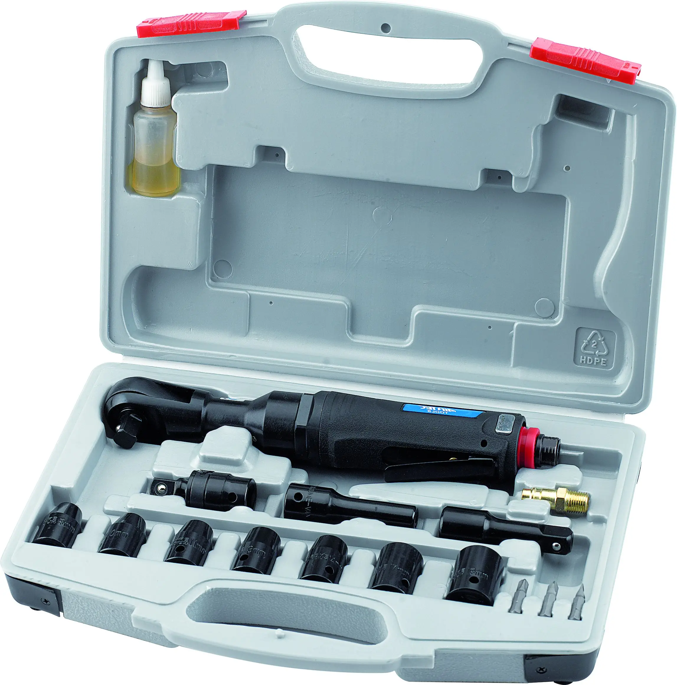 
fine workmanship reactionless blow mould case rachet 1/2 pneumatic ratchet wrench kit tools hardware 