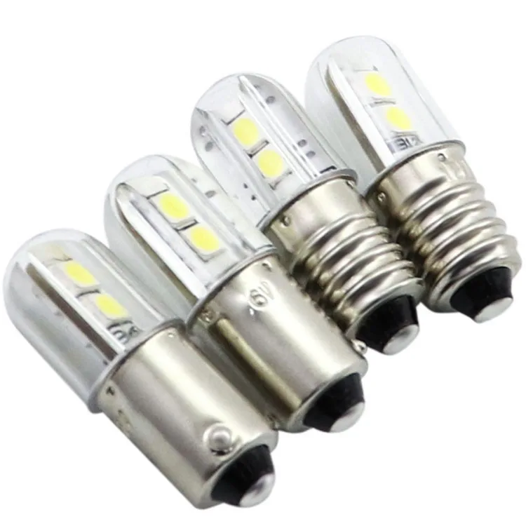 Safety volt 12V 24V 36V 60V BA9S 1W led indicate lamp E10 instrument bulb