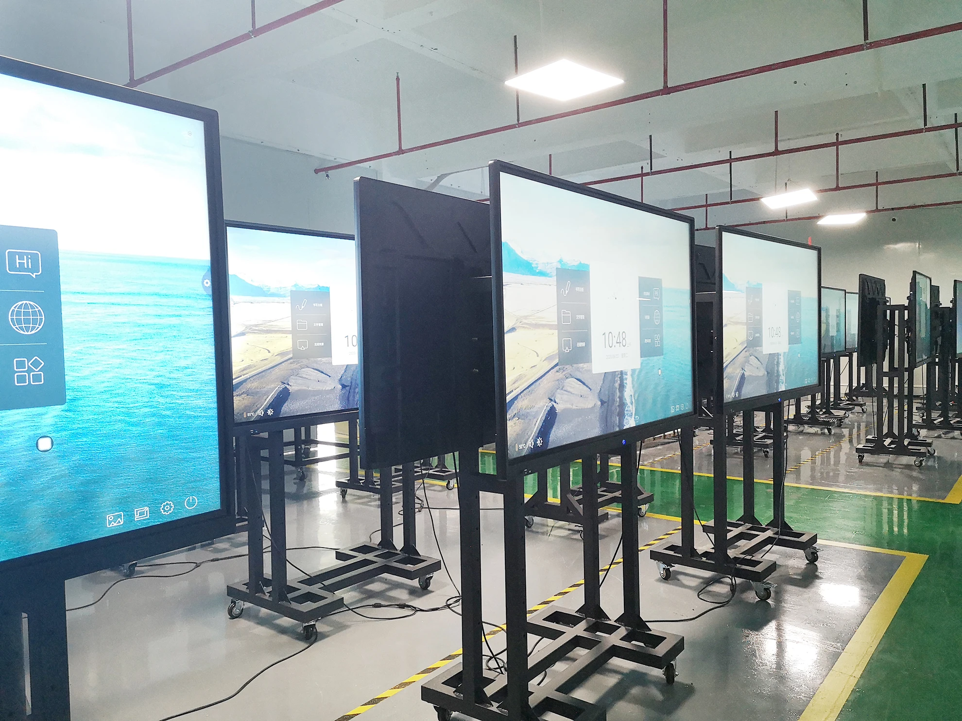 Astouch 86 Inch 4K Digital Signage Android 11Interactive Touch Screens for Schools Office  lcd  Screen Display Panel