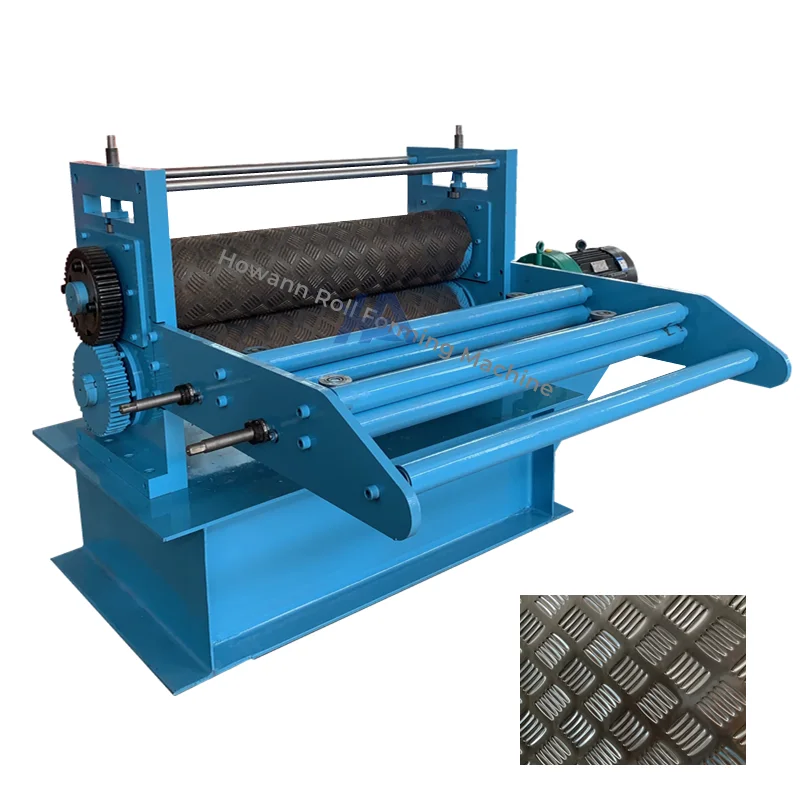 High quality 1-4 mm Anti-slip Chequer Plate Steel Carbon Steel Embossing Machine