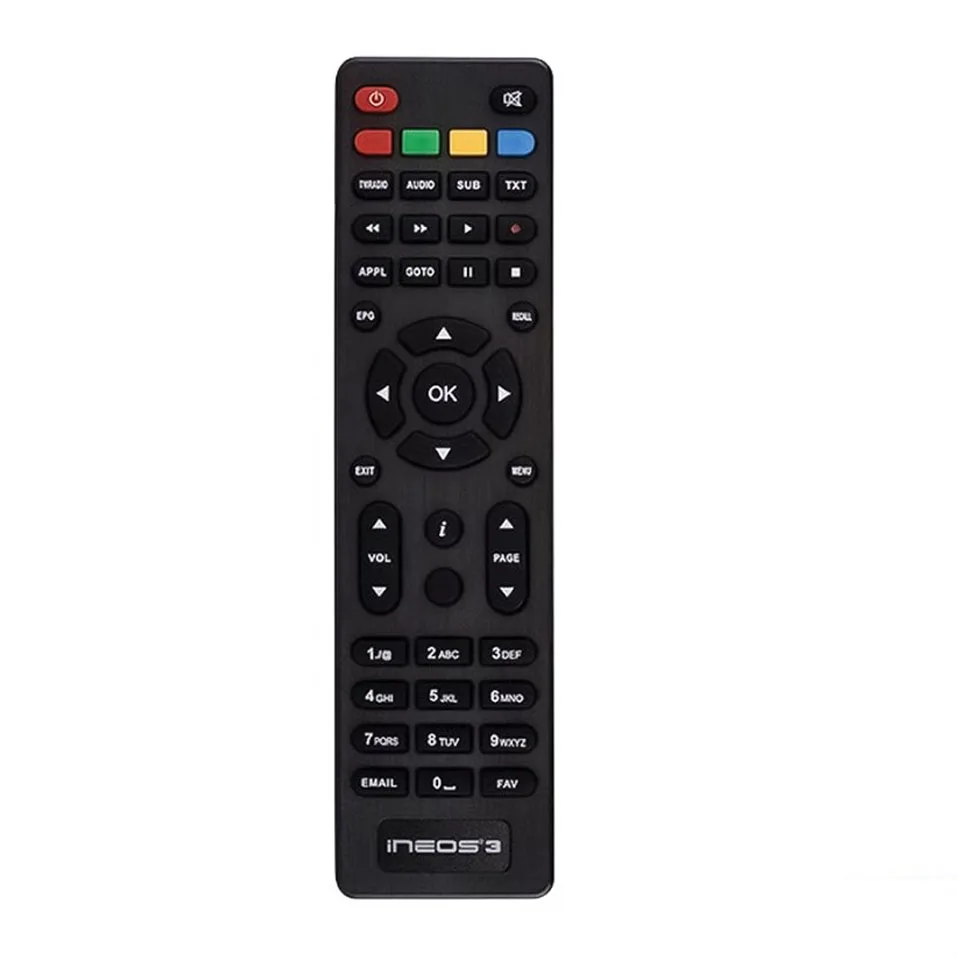 Replacement Remote Control For iNEOS iN3 HD Satellite & Iptv Player