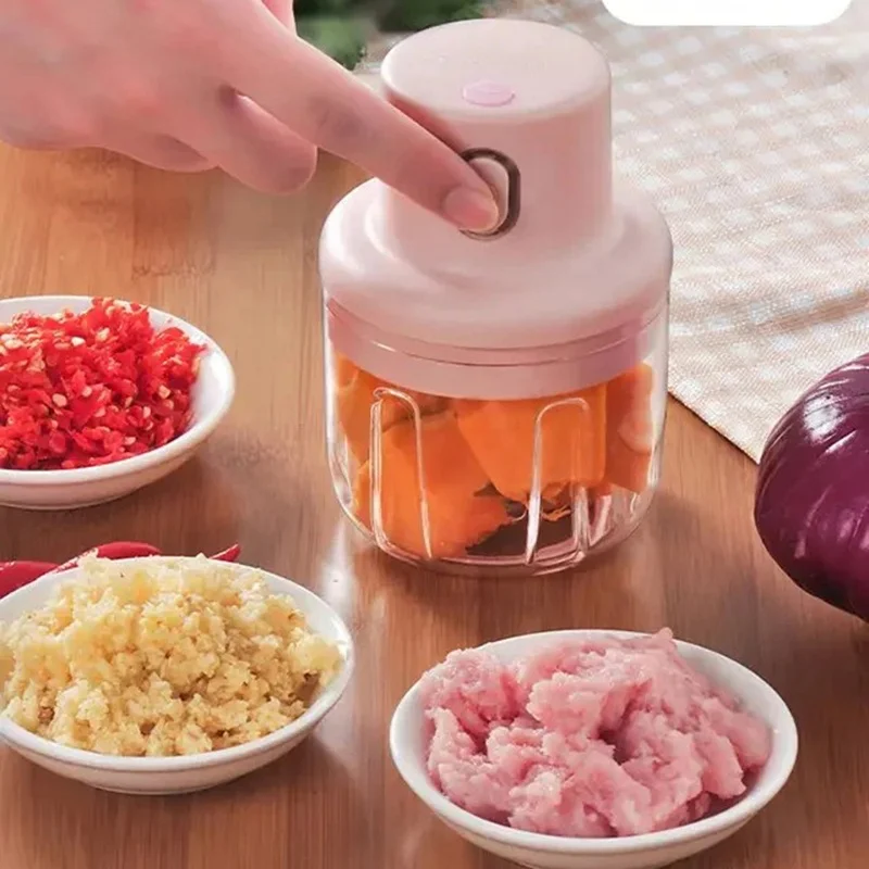 Электрическая измельчитель чеснока фруктов овощей мяса 250 мл