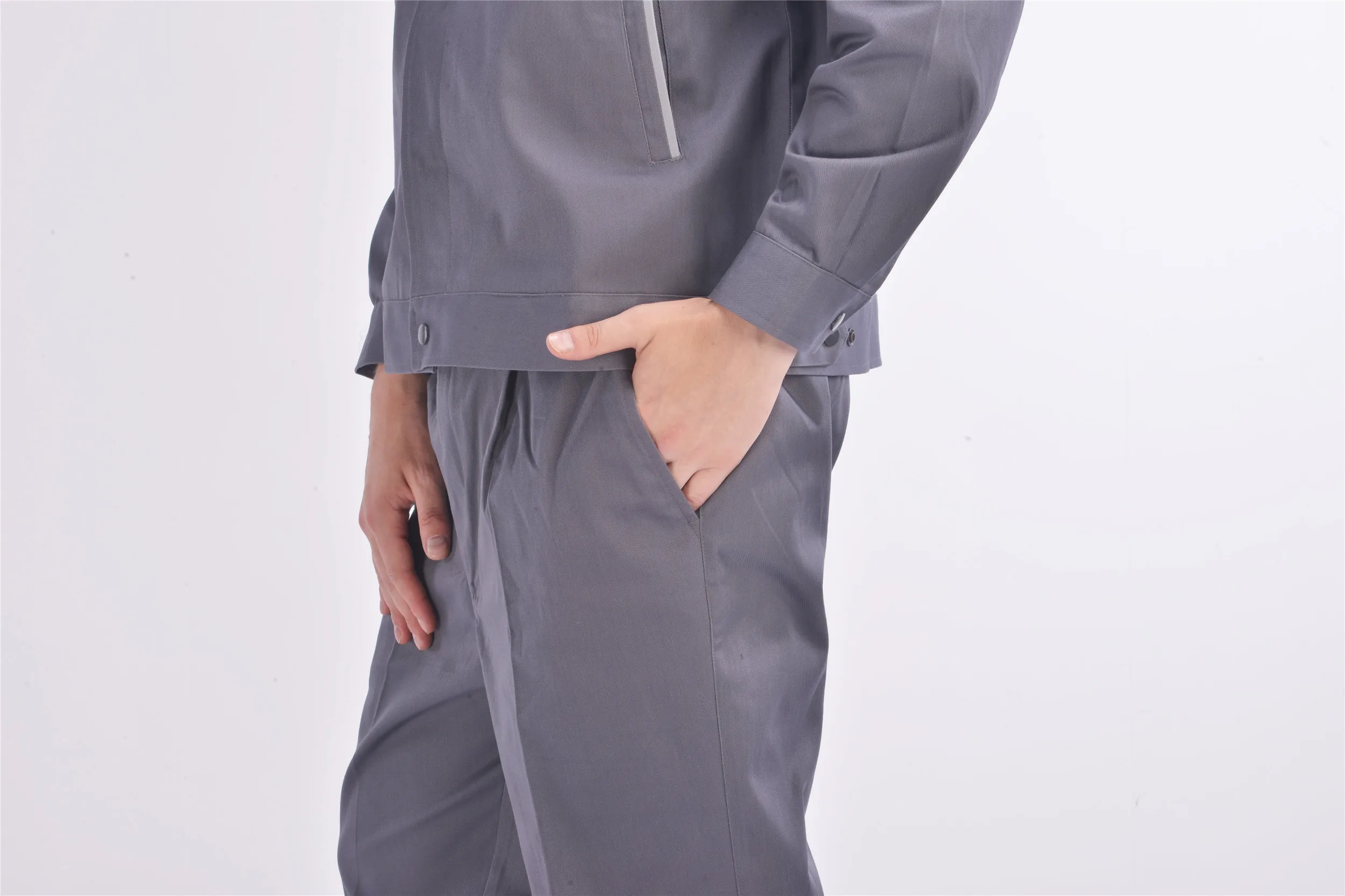 unisex Fashion design polyester cotton workwear uniform cheap workshop mechanic work suit