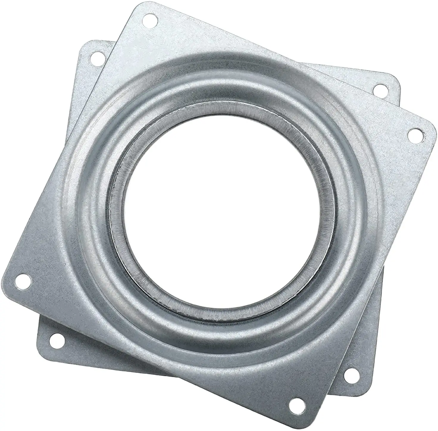 4 Inch Square Rotating Swivel Plate Lazy Susan Turntable Revolving Bearing Bar Stool Swivel Plate