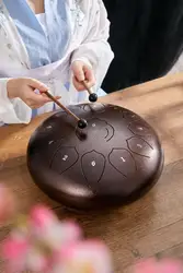 byla new arrival 4.5inch 8 notes steel tongue drum chakra  singing bowl set for kids