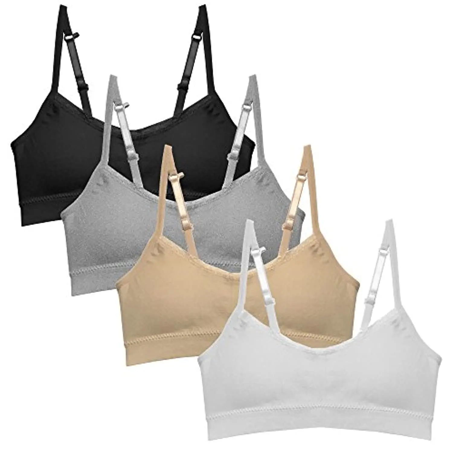 
Cheap price popular young girls seamless new product plain color bra for casually wear 