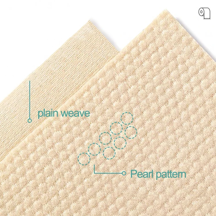 Reusable eco friendly natural bamboo fiber tissue rolls normal facial washing sterile towels custom bamboo fiber towel rolls