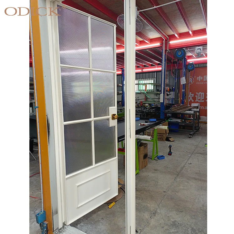 Modern Simple Design Soundproof Hotel Grill Design Interior Single Double Doors For House Room